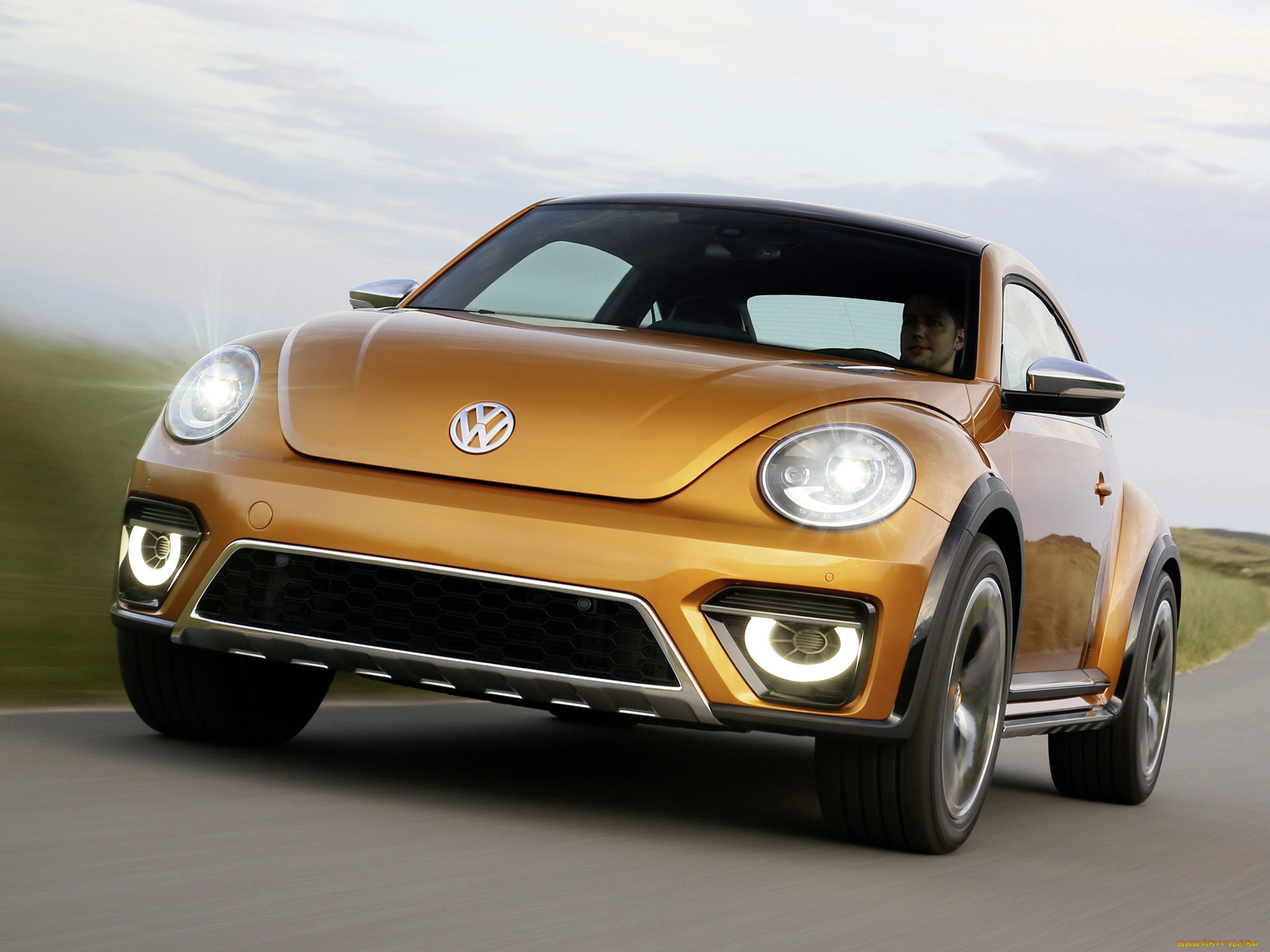, volkswagen, 2014, concept, dune, beetle